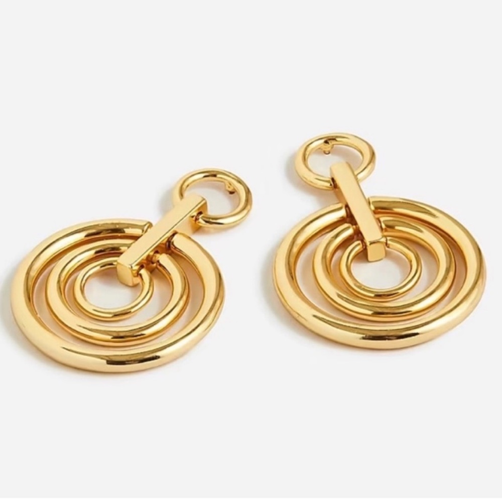 J.Crew Circle Drop Earrings